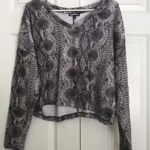 Crop top long sleeve